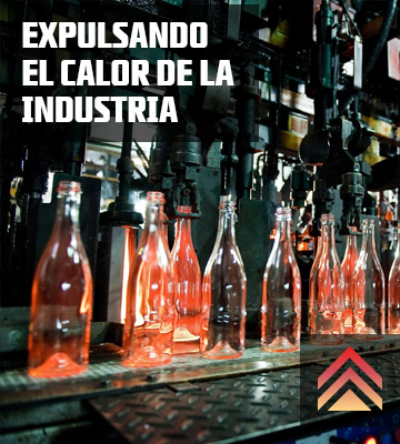 expulsando el calor de la industria